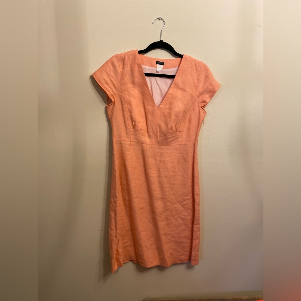 JCrew Linen Sheath dress